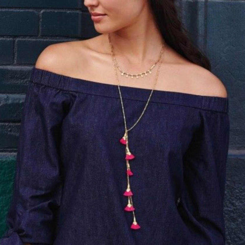 Eden Tassel Lariat Necklace
